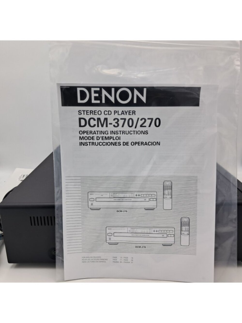 Denon DCM-270 5 CD Auto Changer Player - Carousel Player - Fully Tested - Picture 13 of 16